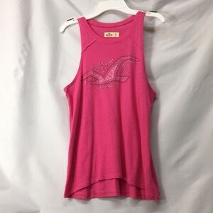 Hollister Women’s Pink Tank Top Size XS Like-NEW Condition